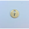 Small Round Brass Nameplate Disc