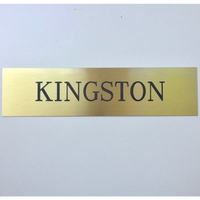 Traditional Brass Plain Stall Plate