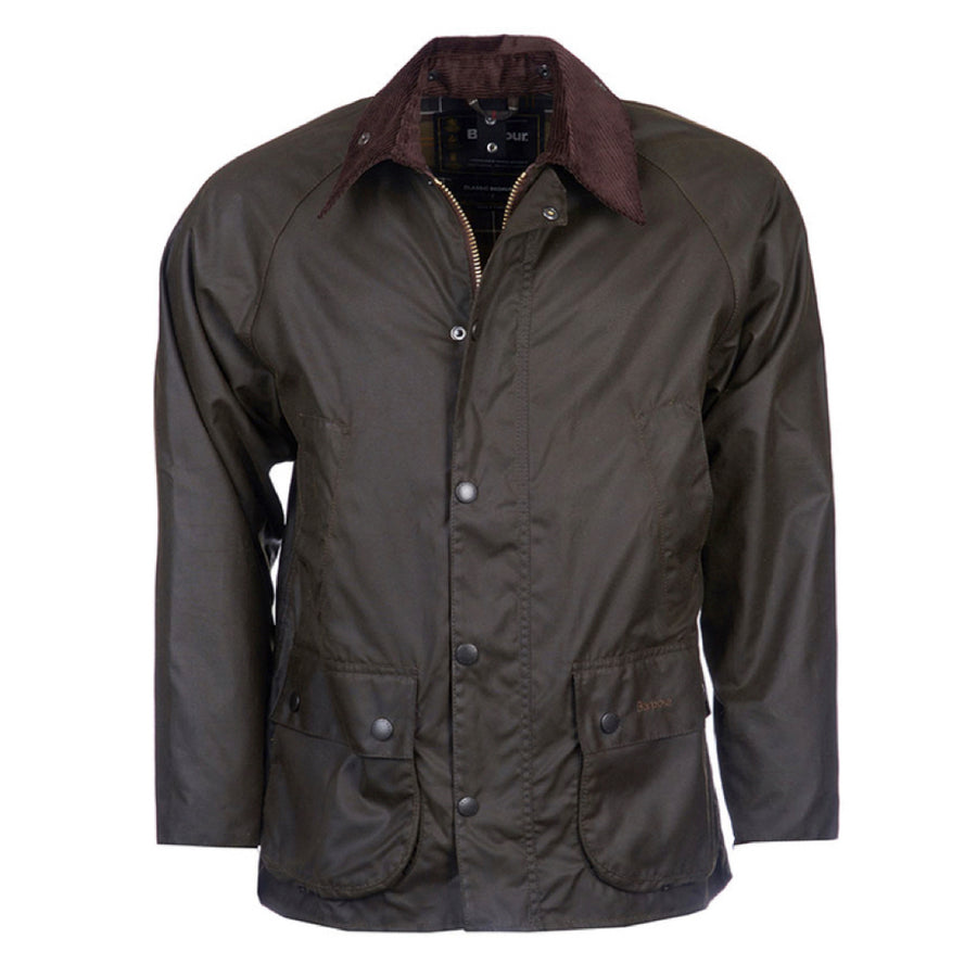 Barbour Men's Classic Bedale Waxed Jacket Olive