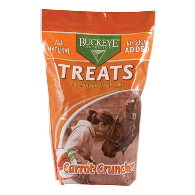 Buckeye No Sugar Added Horse Treats Carrot Crunchers