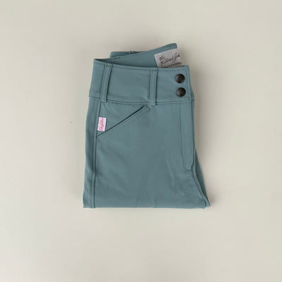 Tailored Sportsman Mid Rise Boot Sock Breech in Aegean Sea