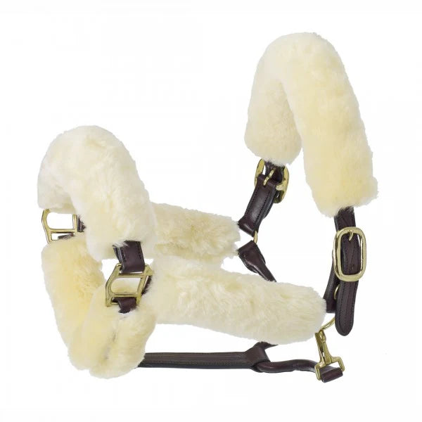 Ovation Europa 6-Piece Sheepskin Halter Cover Set
