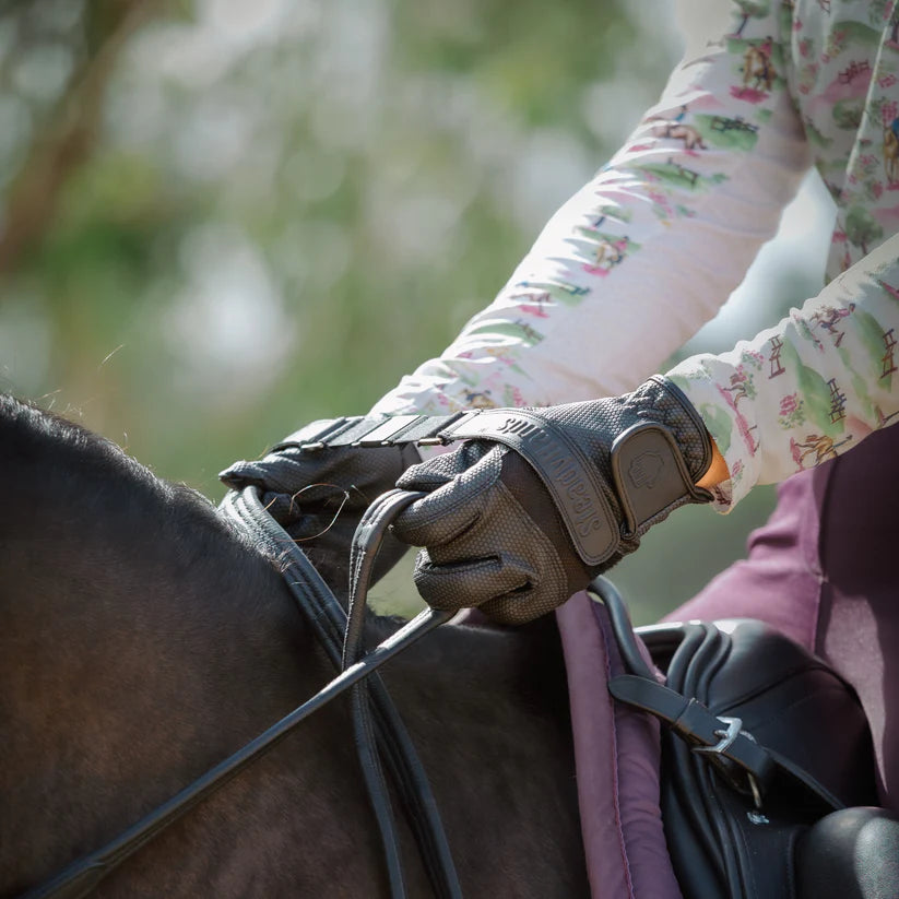 Equisk SteadyHands Riding Gloves - The Horse Connection