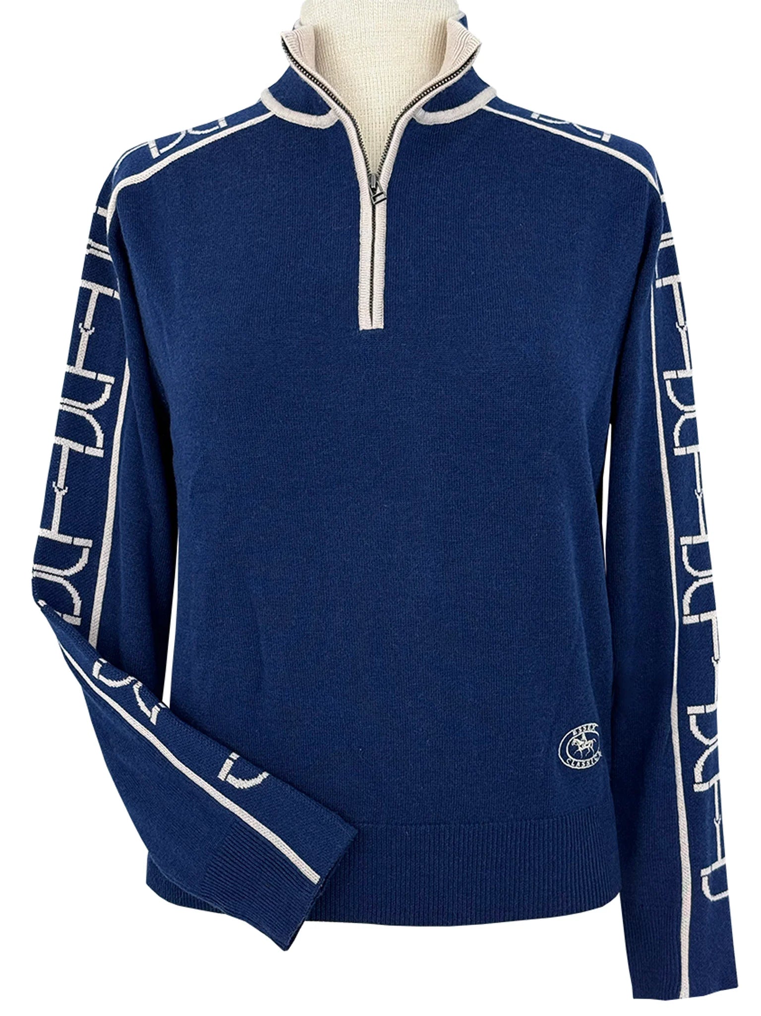 Essex Bit Quarter Zip Sweater