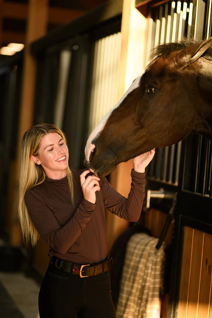 Euphoric Equestrian Otto Long Sleeve Turtleneck