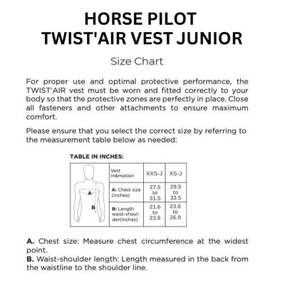 Horse Pilot Twist'Air Vest Junior