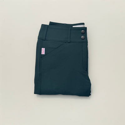 Tailored Sportsman Mid Rise Boot Sock Breech in Black Forest