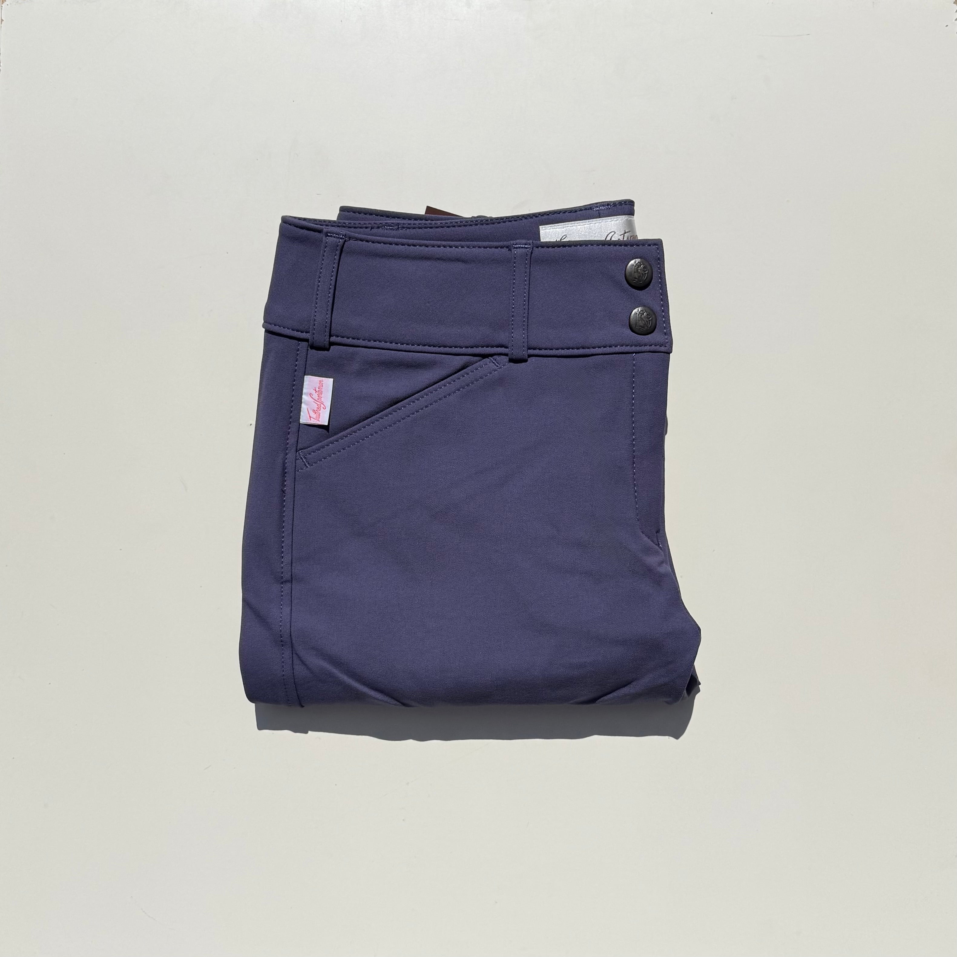 Tailored Sportsman Low Rise Boot Sock Breech in Purple Heart