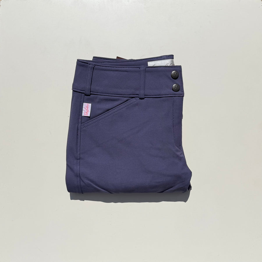 Tailored Sportsman Low Rise Boot Sock Breech in Purple Heart