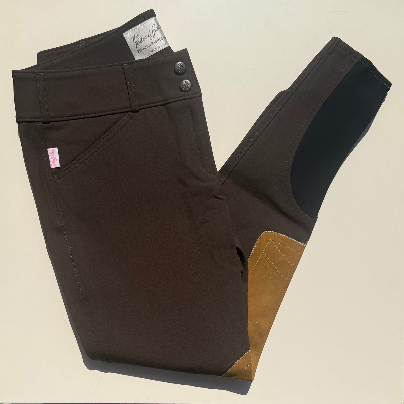 Tailored Sportsman Low Rise Boot Sock Breech in Espresso