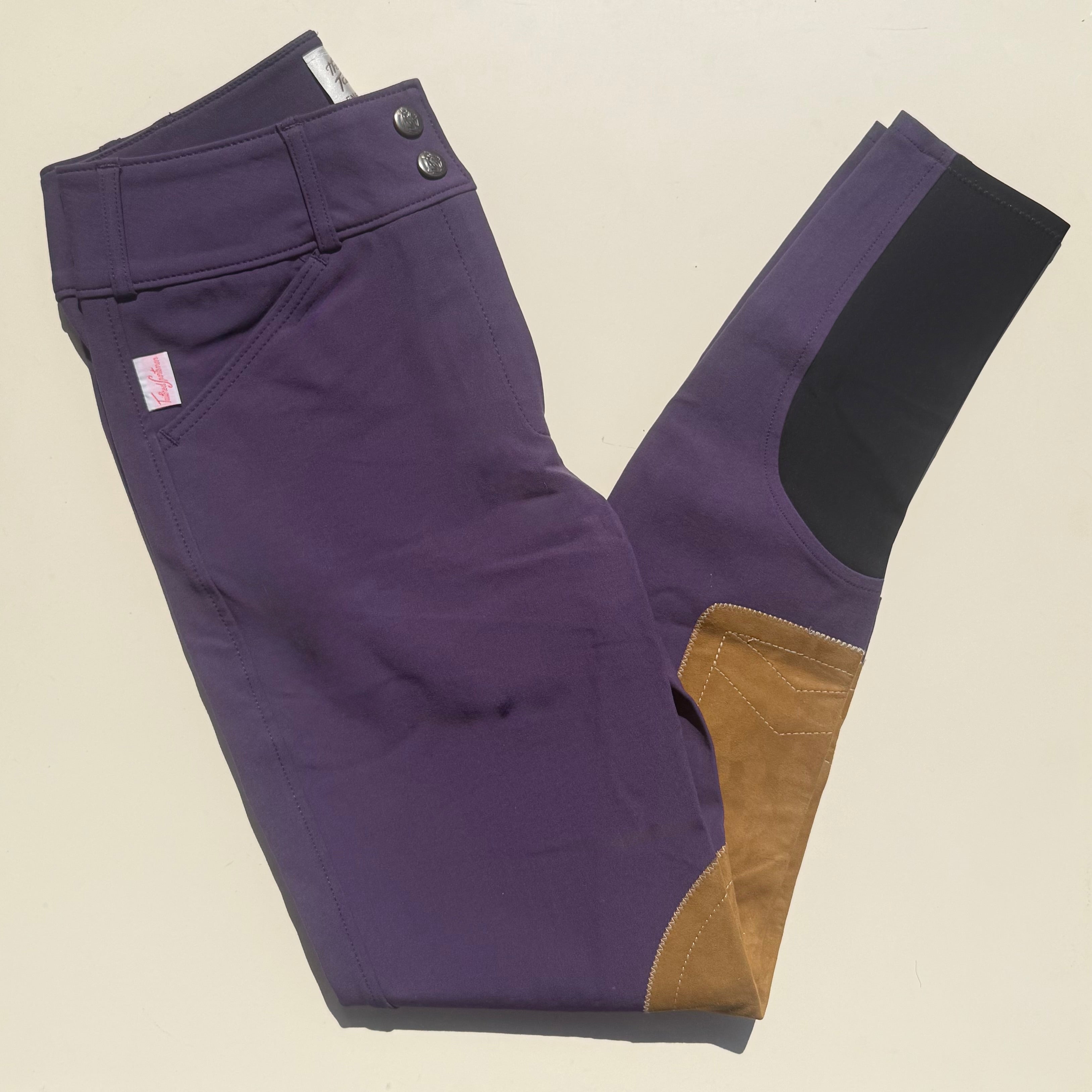 Tailored Sportsman Mid Rise Boot Sock Breech in Gothic