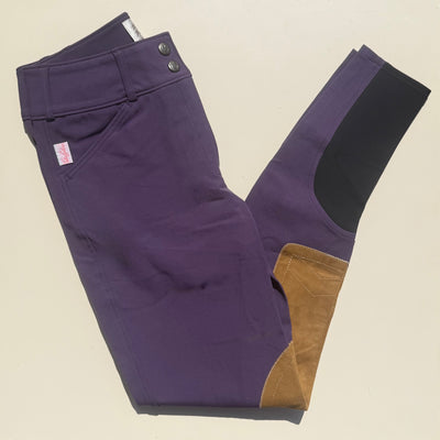 Tailored Sportsman Mid Rise Boot Sock Breech in Gothic