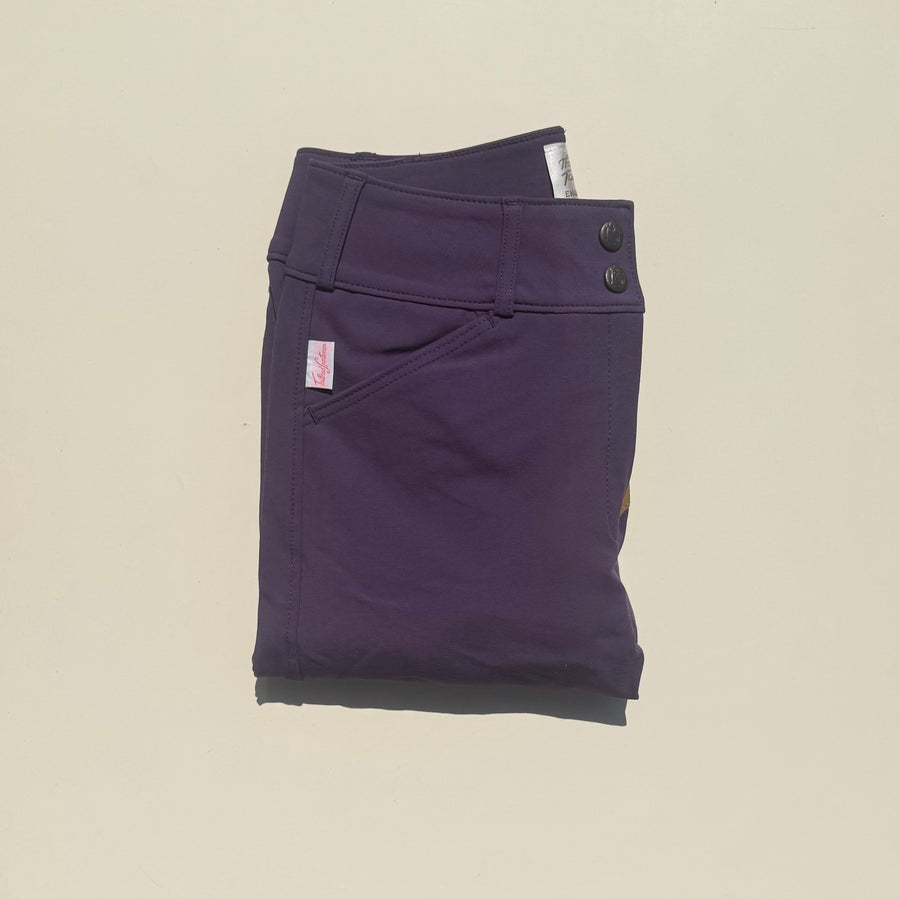 Tailored Sportsman Mid Rise Boot Sock Breech in Gothic
