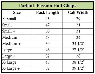 Parlanti Passion Half Chaps