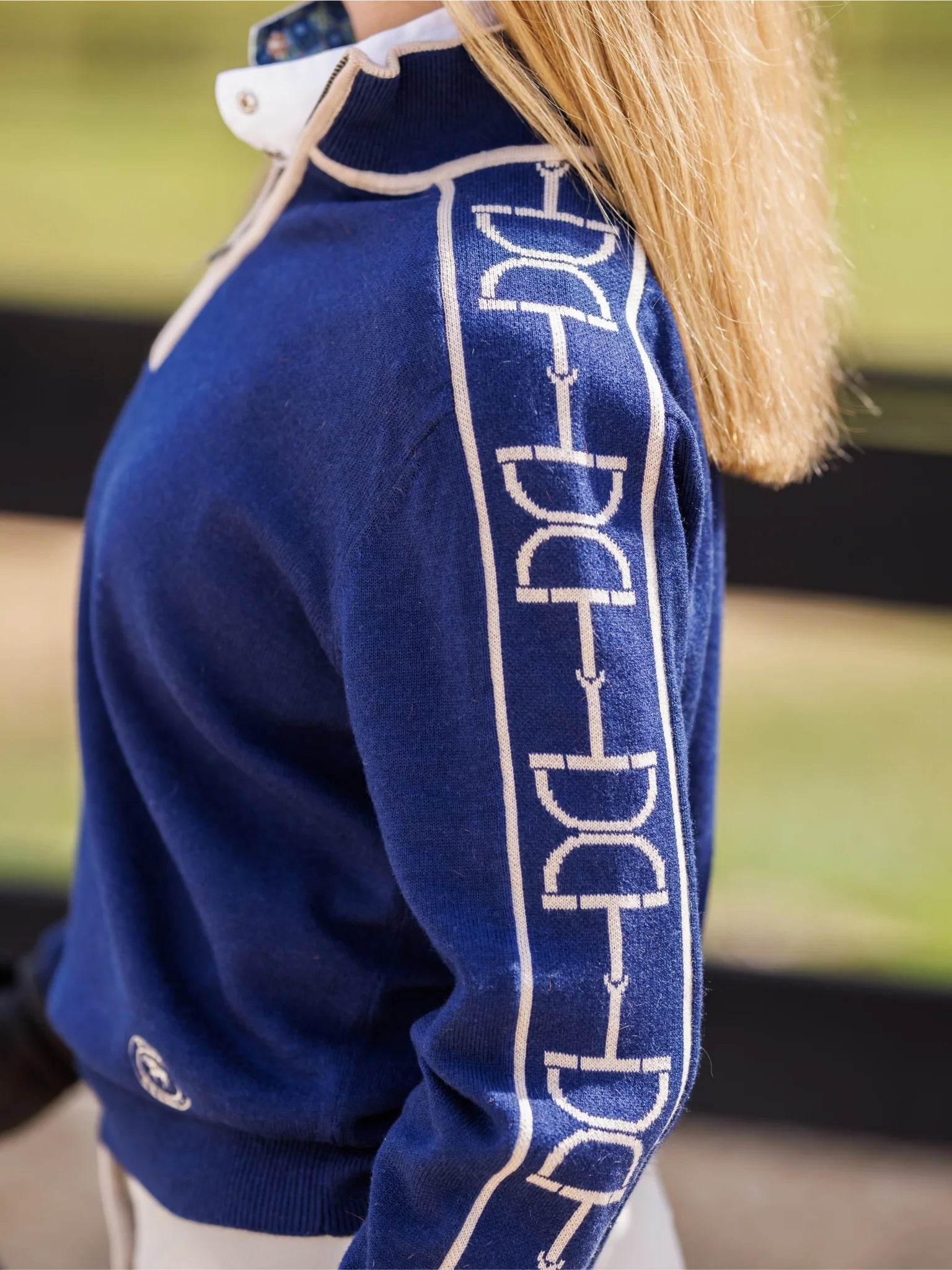 Essex Bit Quarter Zip Sweater