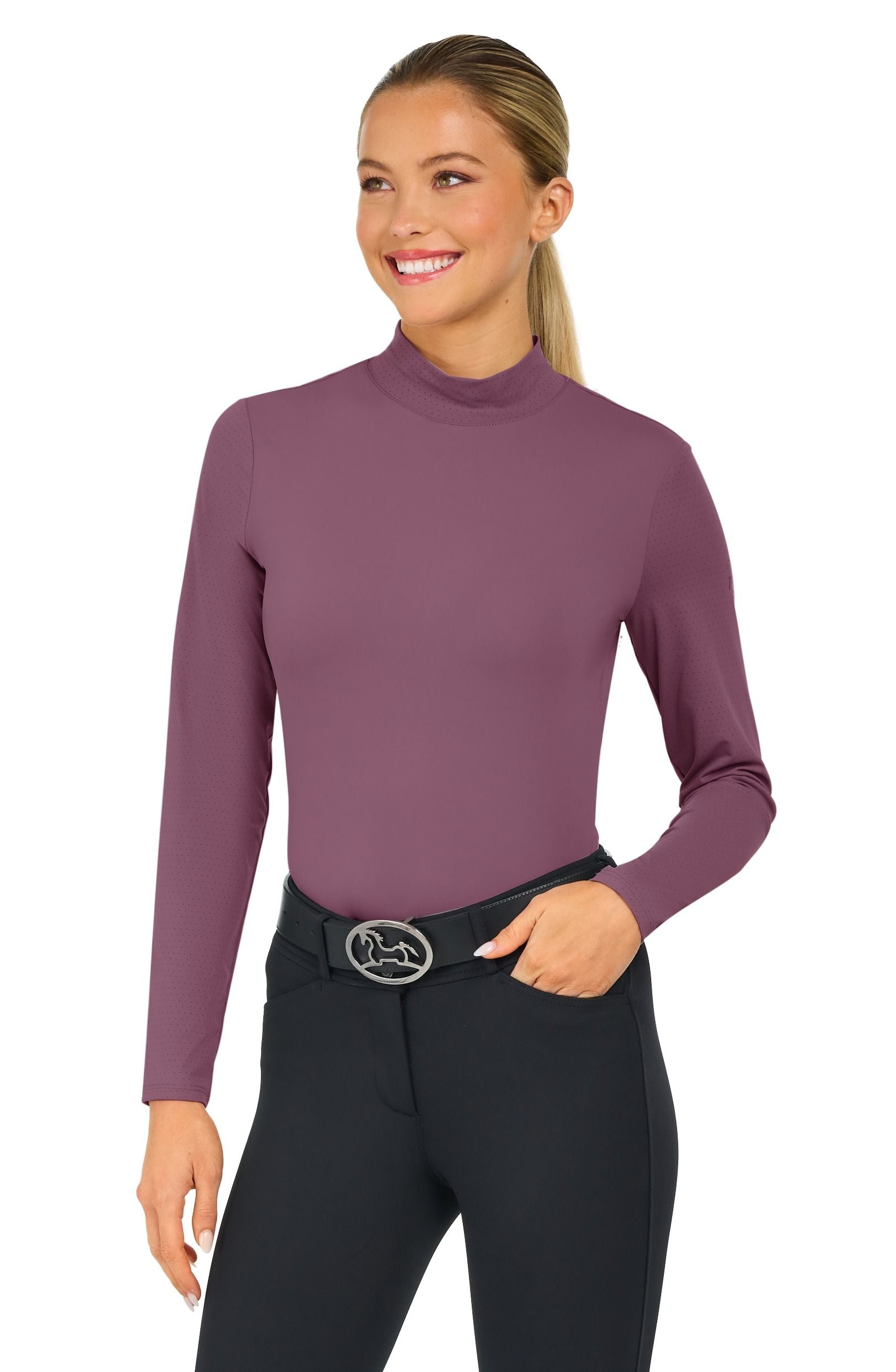 RJ Classics Jemma Mock-Neck Shirt