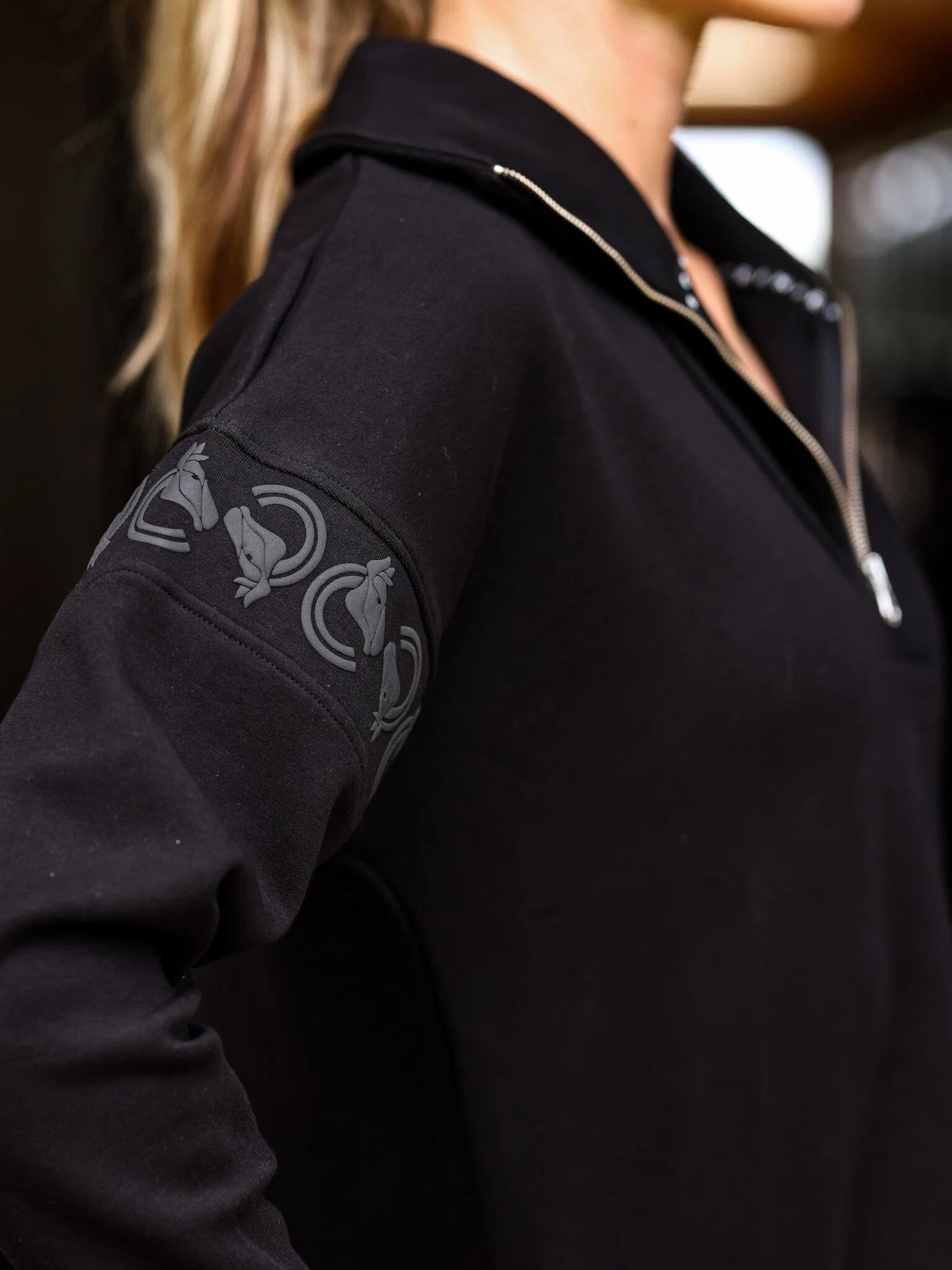 Criniere Claire Quarter Zip Sweater