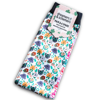 Dreamers & Schemers Youth Boot Socks Pair and Spare