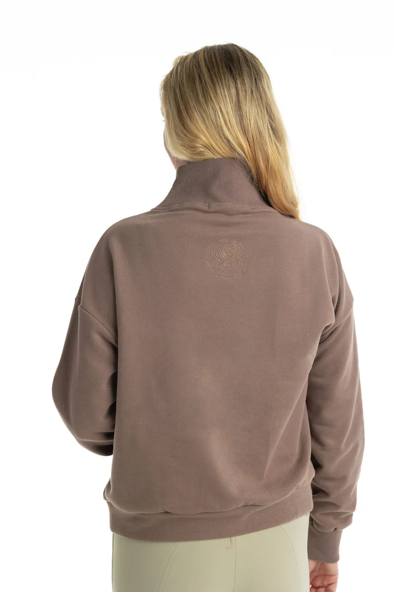 Hannah Childs Charlie Quarter Zip Sweater
