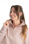 Hannah Childs Charlie Quarter Zip Sweater