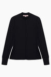 Hannah Childs Cameron Rib Mock Neck Performance Top