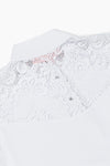 Hannah Childs Jaclyn Lace Sleeve Show Shirt