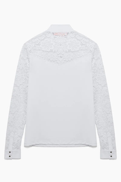 Hannah Childs Jaclyn Lace Sleeve Show Shirt