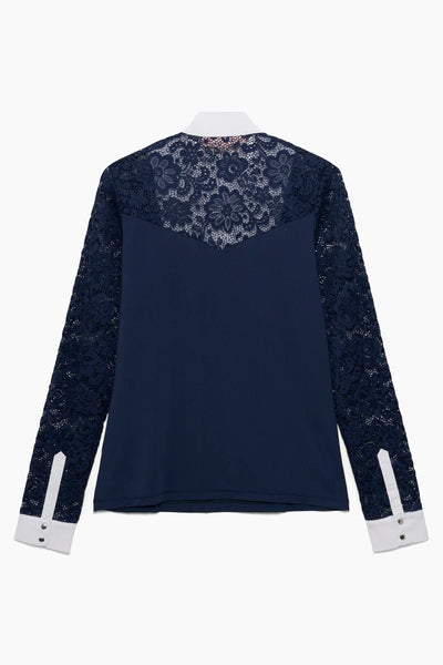 Hannah Childs Luna Lace Sleeve Show Shirt