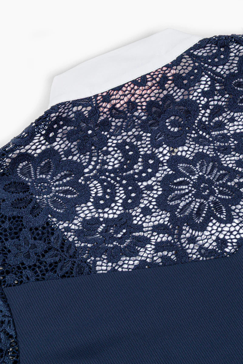 Hannah Childs Luna Lace Sleeve Show Shirt