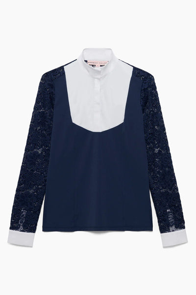 Hannah Childs Luna Lace Sleeve Show Shirt