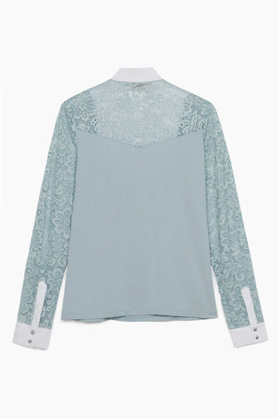 Hannah Childs Luna Lace Sleeve Show Shirt