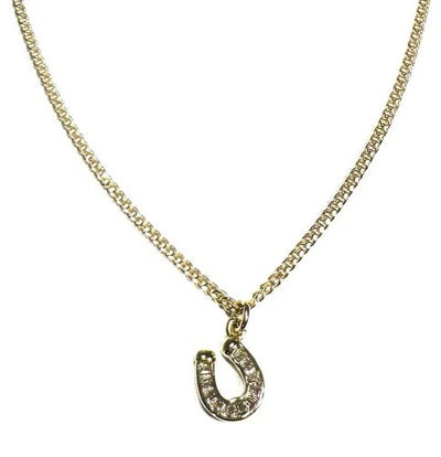 Rachel Nathan Baguette Horseshoe Necklace