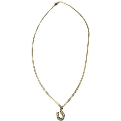 Rachel Nathan Baguette Horseshoe Necklace