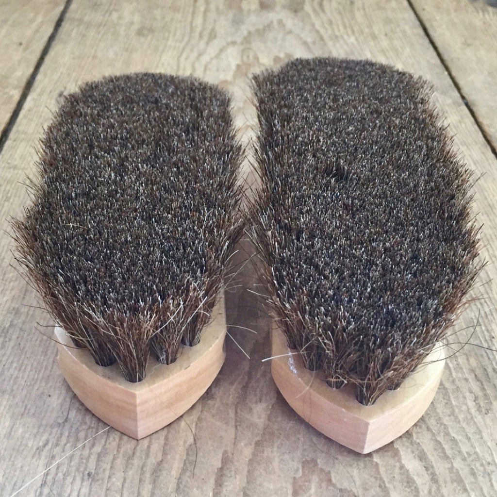 100% Horsehair Soft Grooming Brush