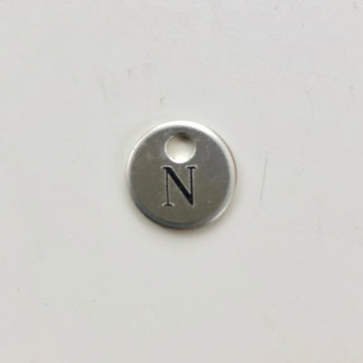Small Round Nickel Nameplate Disc