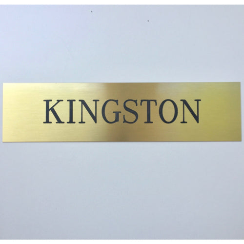Traditional Brass Plain Stall Plate