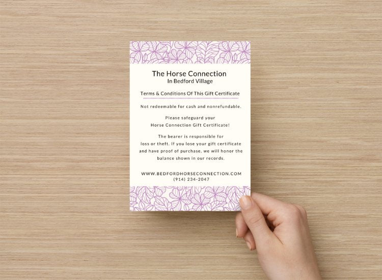 The Horse Connection Gift Certificate