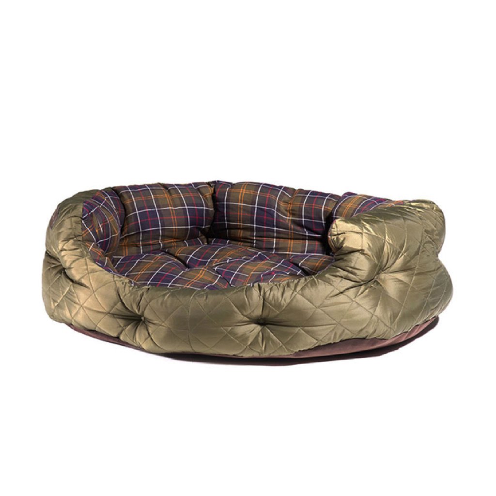Barbour Quilted Dog Bed