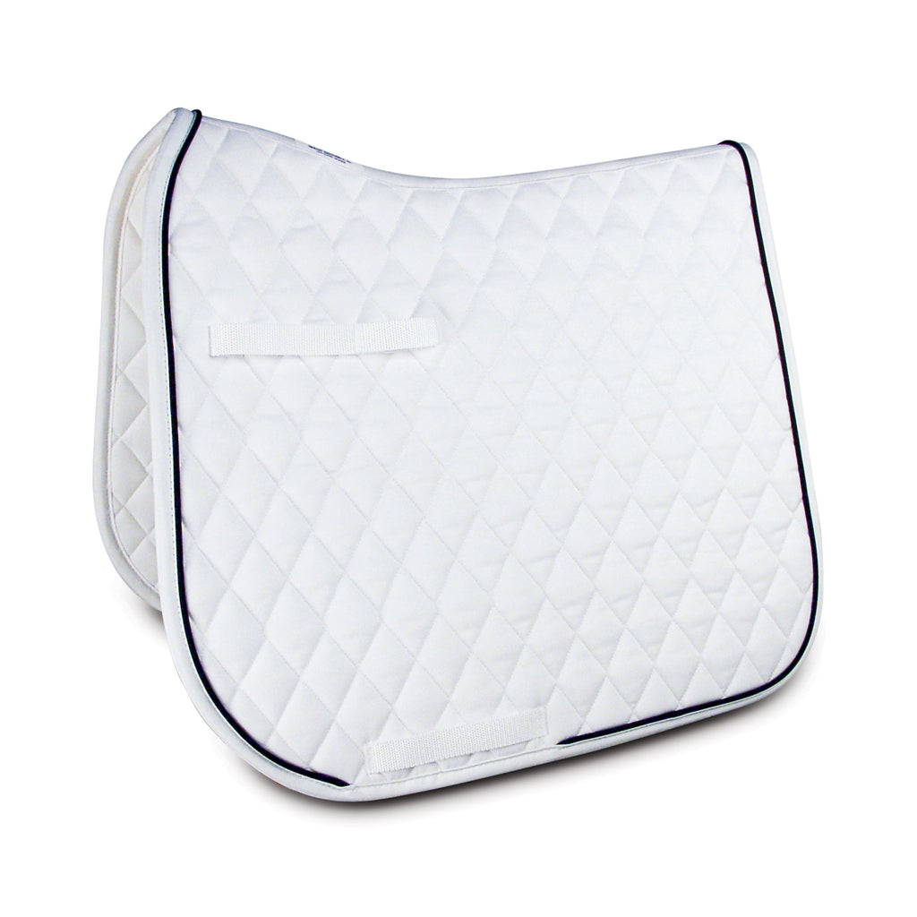 Classics III Dressage Square Pad White with Black