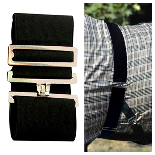 Elastic Blanket Surcingle Black