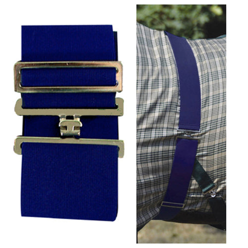 Elastic Blanket Surcingle Navy