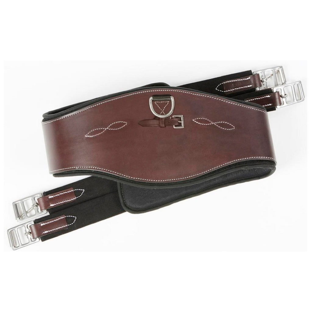 EquiFit Anatomical Leather Jumper Girth Dark Brown