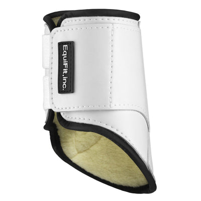 EquiFit SheepsWool MultiTeq Hind Tendon Boot White