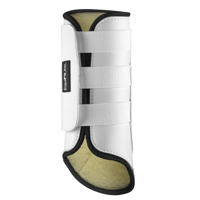 EquiFit SheepsWool MultiTeq Tall Hind Tendon Boot White