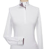 Essex Classics Women's Wrap Collar Talent Yarn Long Sleeve Show Shirt