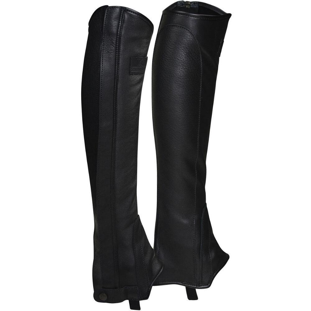 Grand Prix Leather Stretch Half Chaps