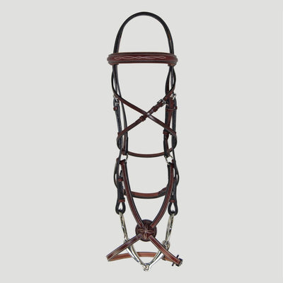 Hadfield's Raised Fancy Stitched Padded Figure 8 Jumper Bridle