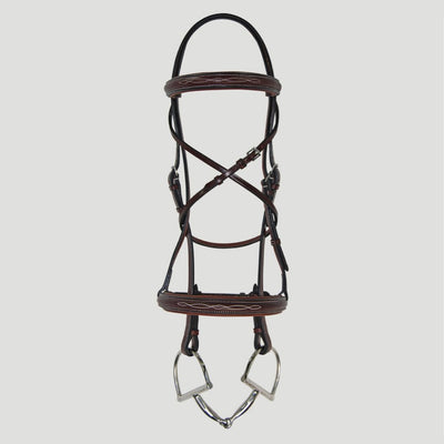 Hadfield's Raised Fancy Stitched Padded Hunter Bridle
