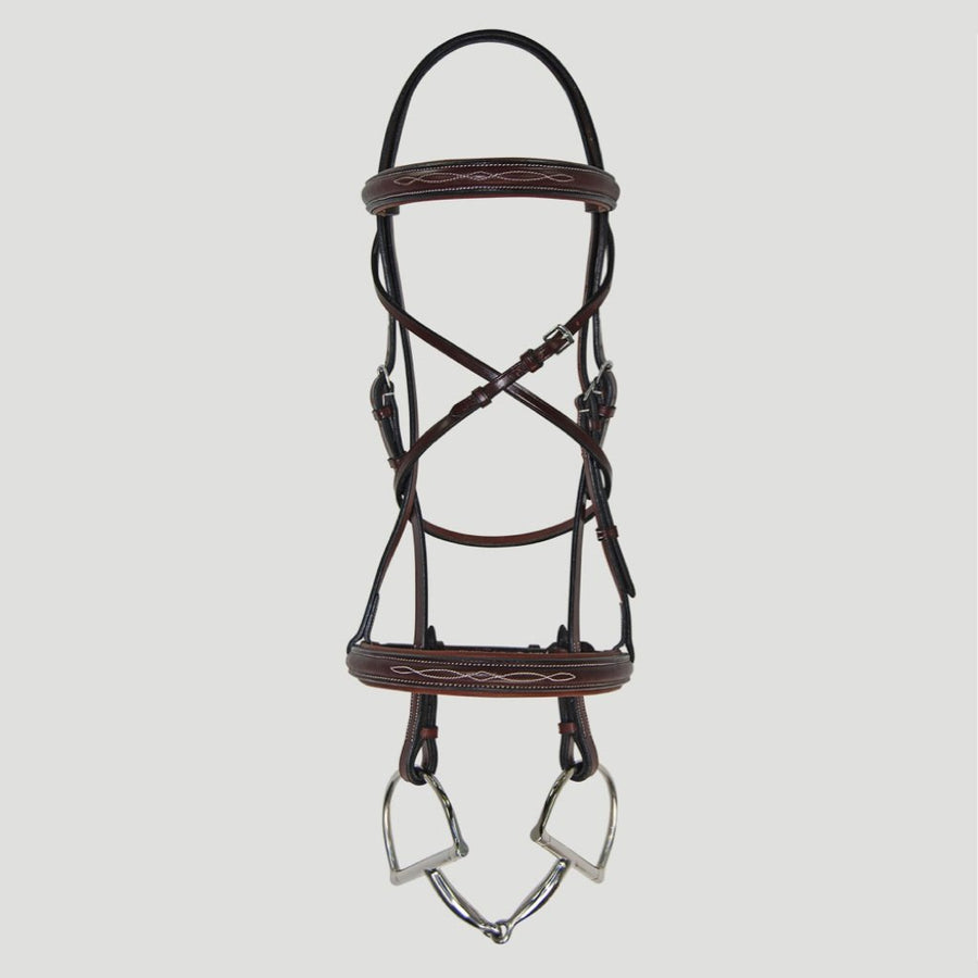 Hadfield's Raised Fancy Stitched Padded Bridle