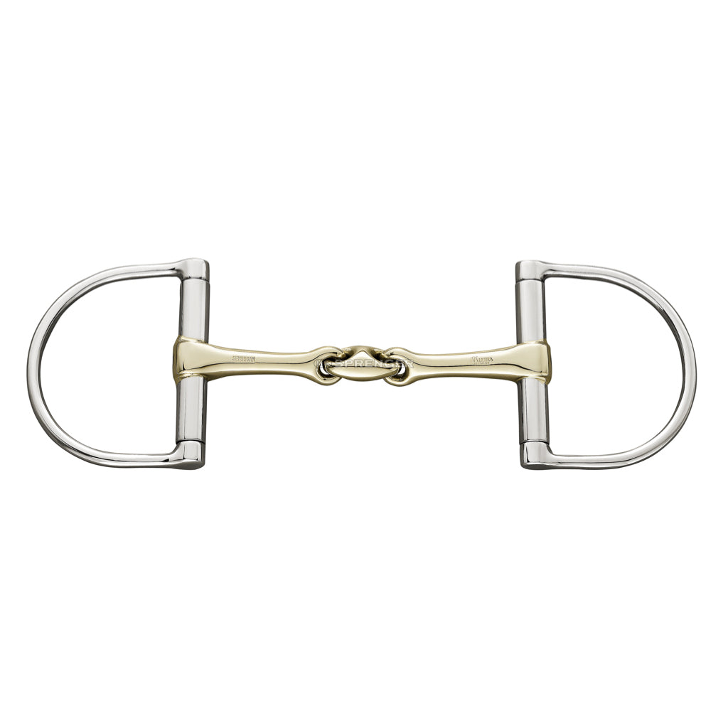 Herm Sprenger KK Ultra Double Jointed Dee Ring Snaffle Bit Sensogan
